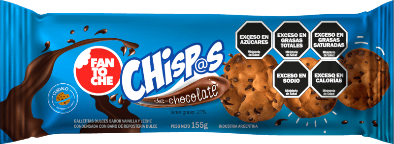 CHISPAS DE CHOCOLATE TUBO